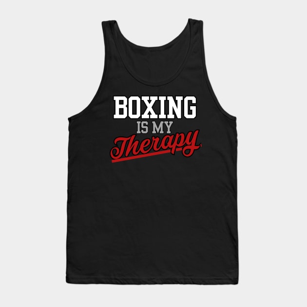 Boxing is My Therapy Tank Top by ZenFit